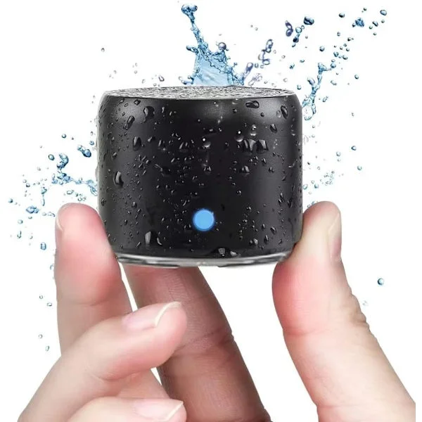 Trådløs Mini Bluetooth-høyttaler. IP67 Vanntett, Liten men Høy, Bærbare Høyttalere for Bil, Sykkel, Utendørs, Dusj