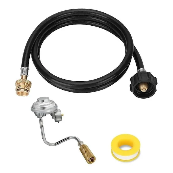 Grill Regulator til Roadtrip Grill med 4 Fods Propan Adapter Slange, Perfekt Erstatning C001, 5010000743 (FMY)