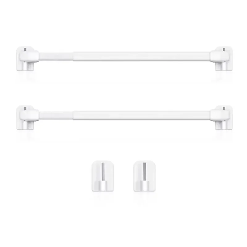 AliExpress - 2-teilige verstellbare Gardinenstange, Teleskop-Fenster, Schrank, Kleiderschrank, Halterung, Stange ohne Bohrstangen für Zuhause