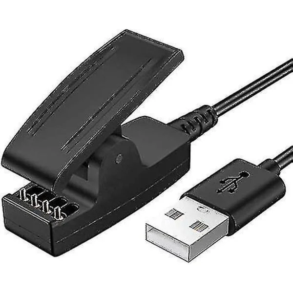 Opladningsklemme kompatibel med Garmin Approach S20/g10 GPS golfur og Forerunner 230 235 630 35 35j 645 735xt GPS løbeur, USB datasynkronisering