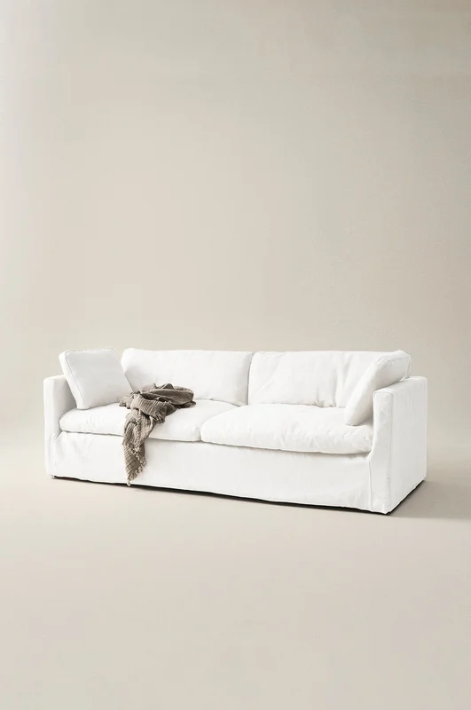 Jotex - Sofa 3-pers. Hvid - DALLAS - Køb 3-pers. sofaer hos Jotex