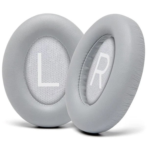 Opgraderede udskiftningspude til Bose 700 Noise Cancelling Headphones (NC700) - Blødere PU-læder (sølv)