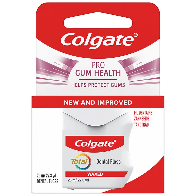 Colgate Tandtråd Total Pro Gum Health 25 ml, Medicin & Pleje, Mund & Tandpleje, Tandtråd