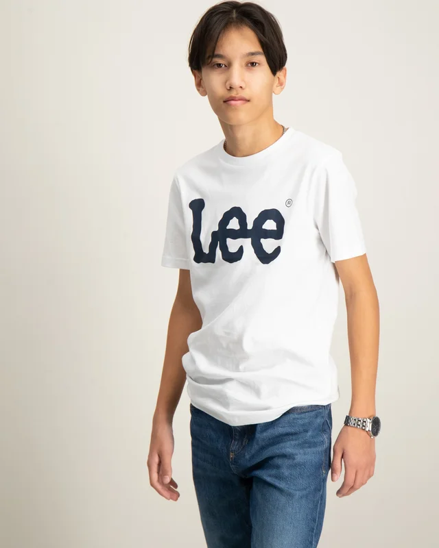 Lee Wobbly Graphic T-Shirt Weiß T-Shirts Jungen - Kids Brand Store