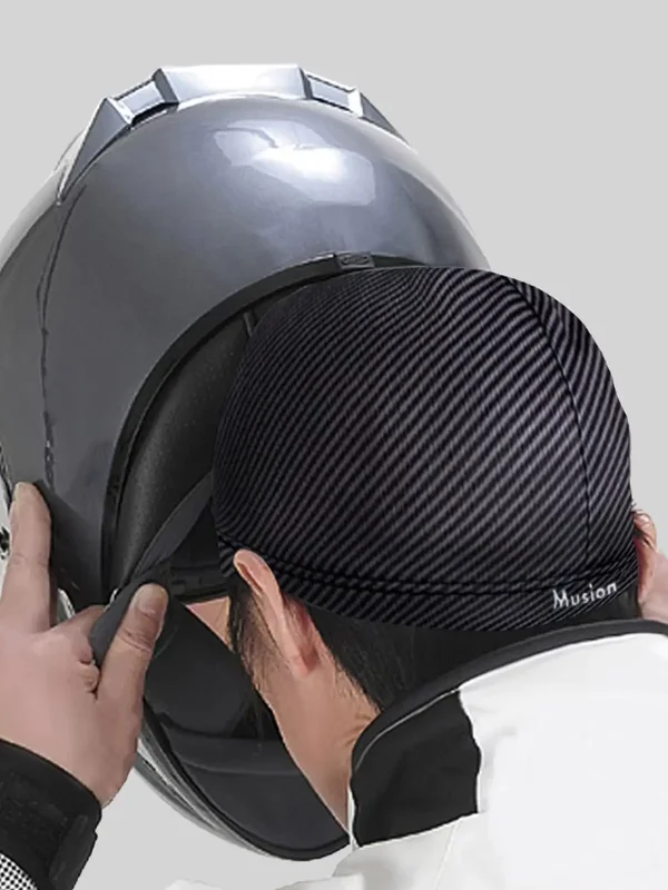 AliExpress - Musion – couvre-tête de moto, Design Original, casquette de casque, évacuation de l'humidité, ajustement sec, crâne, casque intérieur 