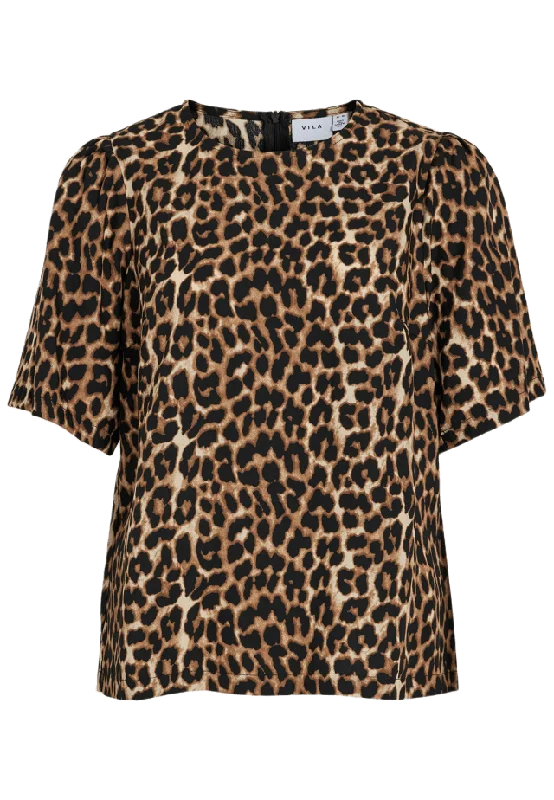 Vila VILIOPANA LIO TOP Blusar Dam Beige 34