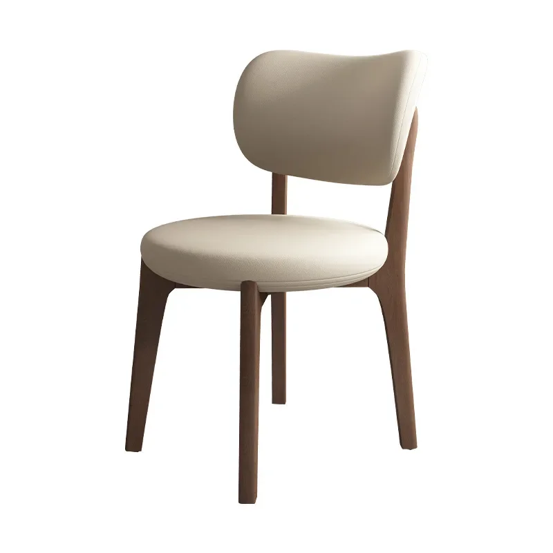 AliExpress - Moderne, minimalistische Esszimmerstühle aus massivem Holz, Hotelstühle für Haushaltsrestaurants, Stühle mit gepolsterter Rückenlehne und