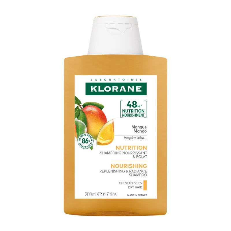 Klorane Burro di Mango Shampoo al Mango 200ml - Shampoo Nutriente
