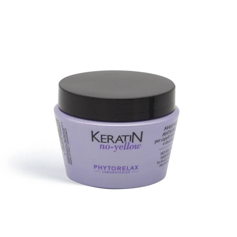 Phytorelax Keratin No-Yellow Maschera Antigiallo 250ml - Maschera Protezione Colore Capelli