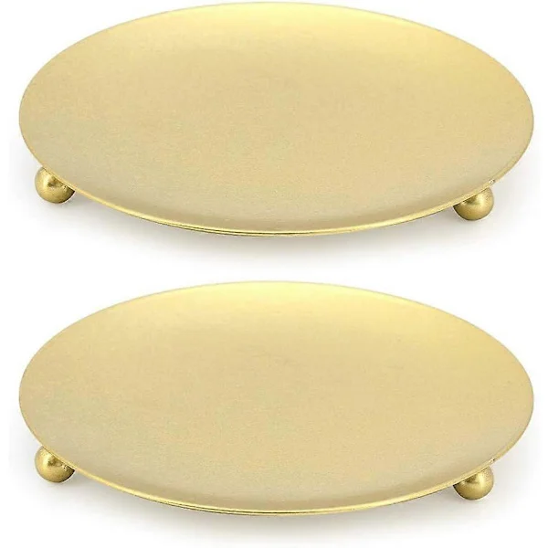 Lysestaker for søylelys Metall Lysfat Perfekt for røkelseskjegler, spa, bryllup, bønn, hjem, fest