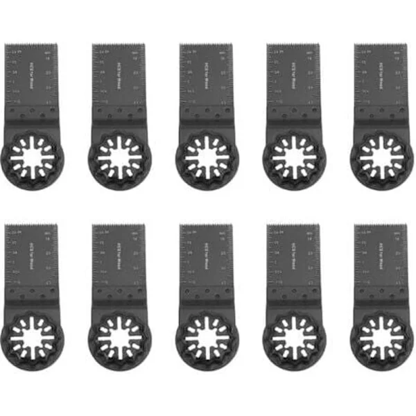 10-pack oscillerande sågblad, oscillerande multiverktyg tillbehörssats, universellt sågblad för Dremel, Bosch, Makita, Fein