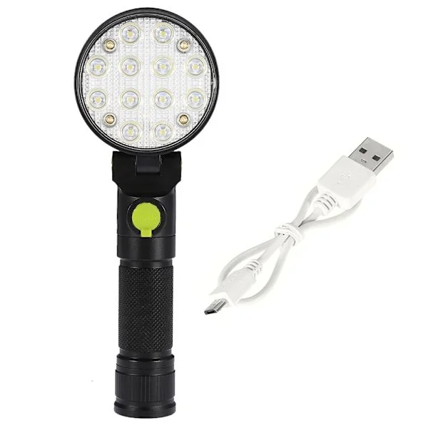 LED-arbeidslampe USB-lading Nødlampe med magnet for Ou