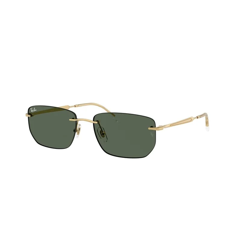 Ray-Ban -Aurinkolasit - Gold Rectangular - Ray-Ban RB3768 001/71 5617