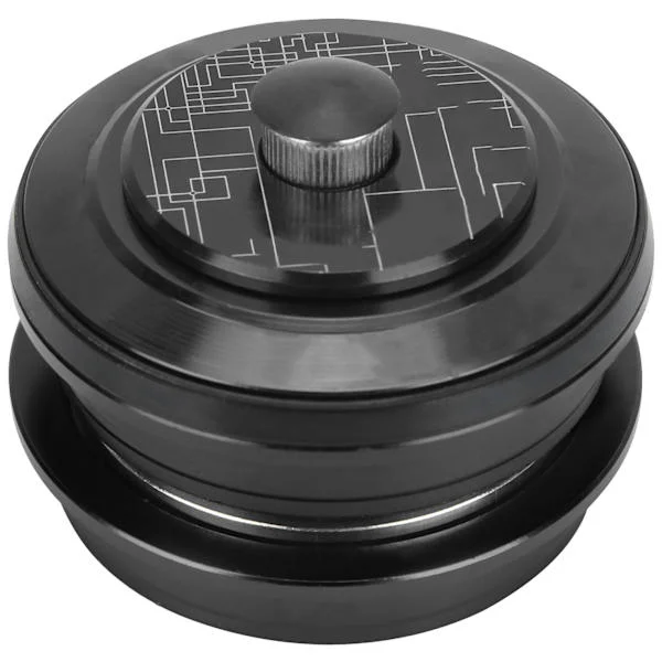 Mountainbike Gaffel Headset 44mm Trådløs Aluminium Legering Headset Udskiftning Sort