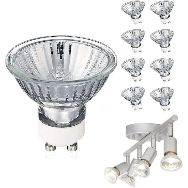 Gu10 35 Watin halogeeniheijastinlamppu, lämmin valkoinen, himmennettävä, Gu10 halogeeni 35w halogeenilamput, Gu10 himmennettävä lämmin valkoinen 230V-