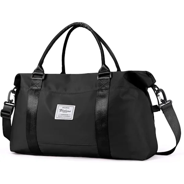 Kabinekuffert Rejsetaske 45x36x20, Stor Vandtæt Duffel Bag, Kabinekuffert Rejsetaske 45x36x20, Stor Vandtæt Duffel Bag, Sort