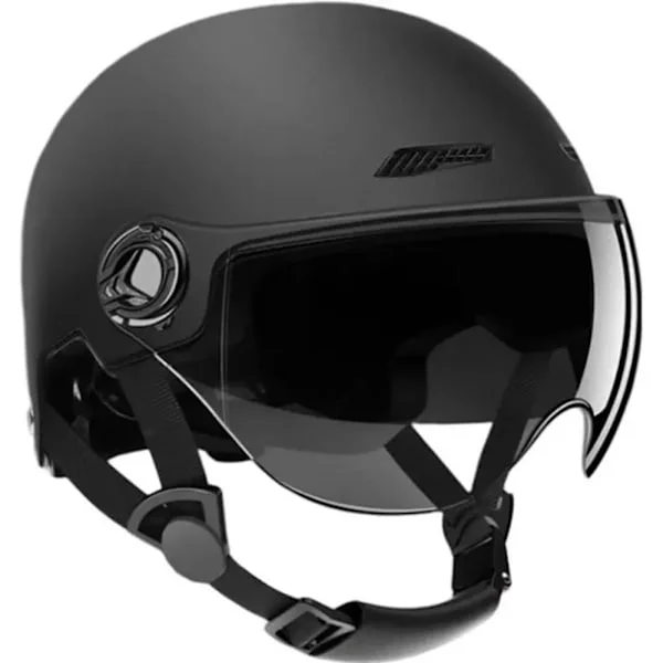 3. Svart ABS Elektrisk Scooterhjelm