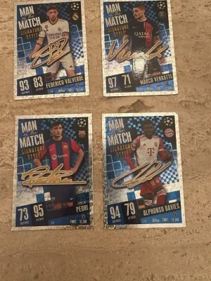 Match Attax Man of the Match kort