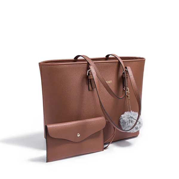 Large Capacity Handbag - Women's Handbags PU Leather Tote Bag, Elegant Women's Bag, Shoulder for Work Shopping Party