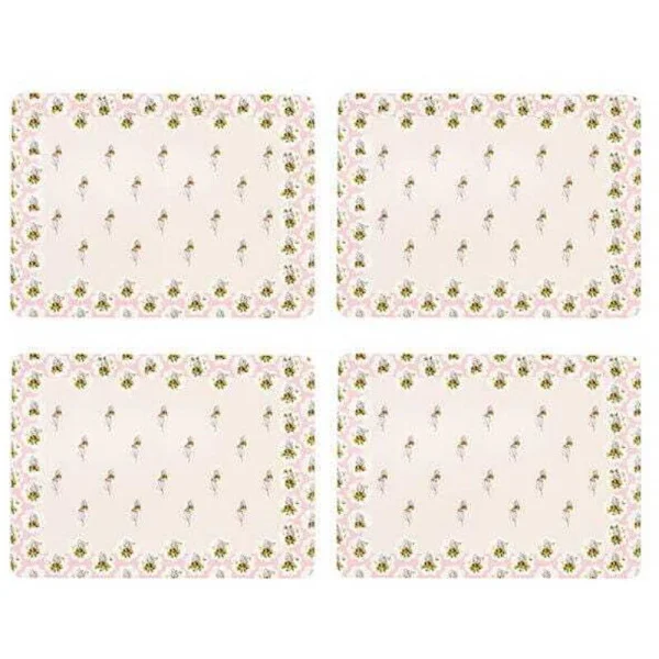 Cath Kidston Provence Bee Set med 4 korkunderlägg