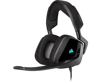 Corsair-Void RGB Elite USB Headset Carbon - B-vare-Kablet gamingheadset med RGB-belysning-Gaming Accessories-Gaming