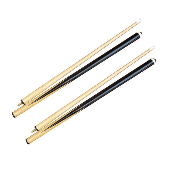 2 kpl 145cm/57 tuuman amerikkalainen snooker puinen biljardikeppi, koottava, lapsille, aikuisille, kotiin B