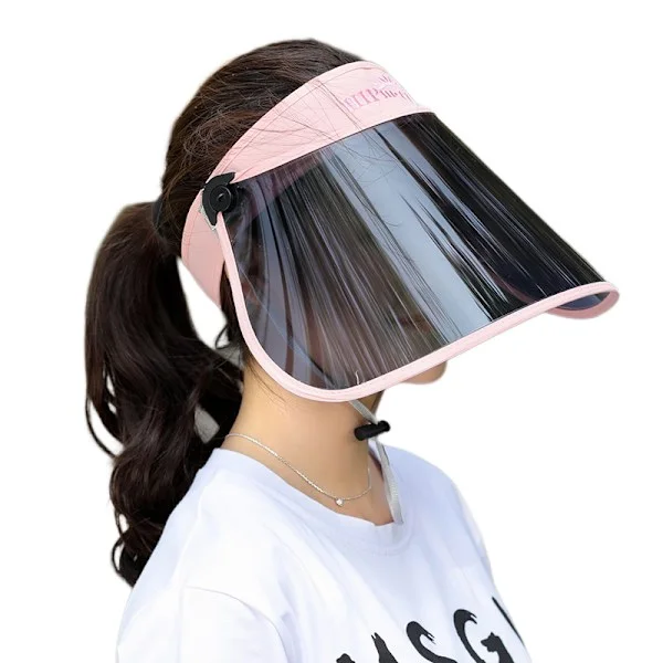 Solhatt med polariserade HD-glasögon för utomhusbruk och sport (rosa)