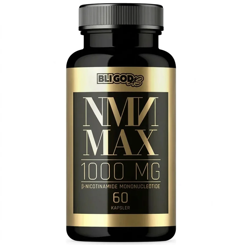 NMN MAX – Nicotinamid Mononucleotide 500 mg, 60 kapsler