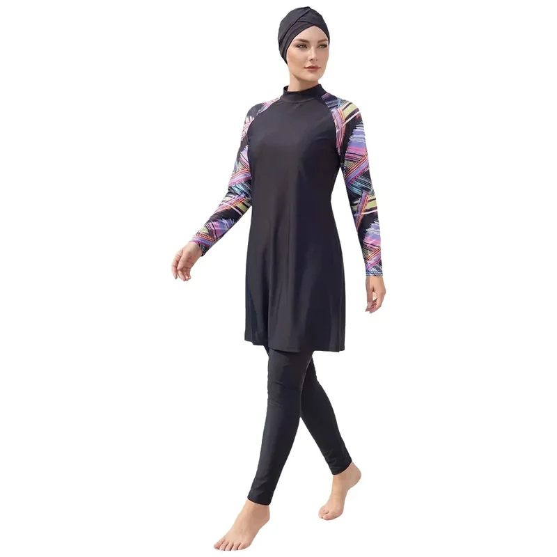 AliExpress - 3-teiliges Burkini-Set Muslimischer Badeanzug Damen Hijab-Badeanzug Islamischer Badeanzug Damen-Badeanzug Große Strandkleidung