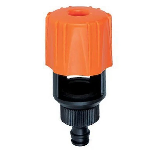 Universal kran till trädgårdsslang koppling blandare kökskran adapter 2 delar grön orange[D]