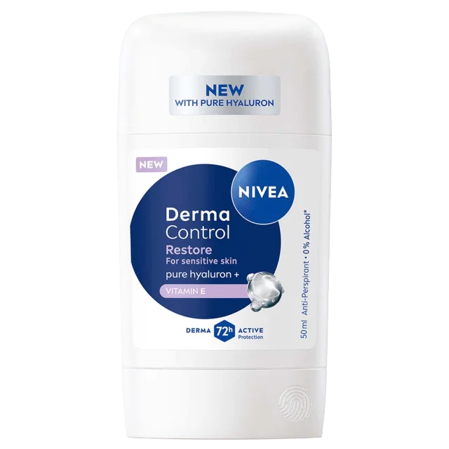 NIVEA Antiperspirant Deo Stick Derma Control Restore Sensitive 50 ml Dam