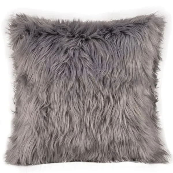 Decorative Throw Pillows, Not Tested on Animals, Soft Velvet Backing, Faux Fur Pillow Covers for Luxurious Home Decor and Comfortable Living Room