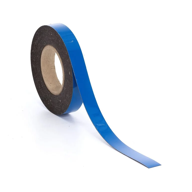 Magnettape, 25mm, blå