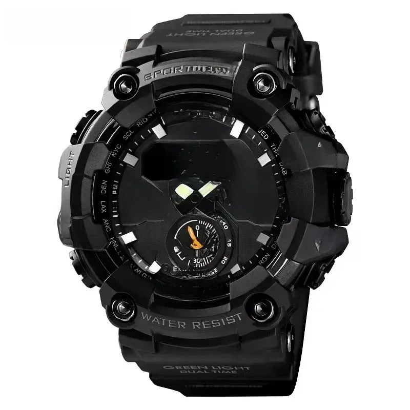 AliExpress - SKMEI 1637 double mouvement 3 temps Sport montre-bracelet hommes étanche montres électroniques montre homme antichoc numérique hommes 