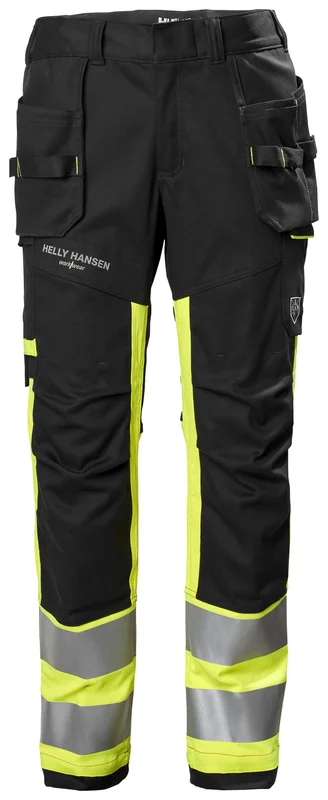 Helly Hansen Workwear Fyre Työhousut musta/Hi-Vis-keltainen C52, Vaatteet