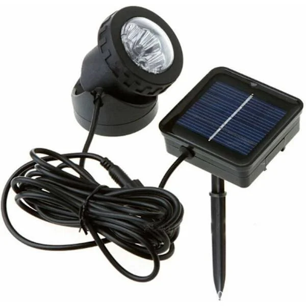Vattentät Utomhus LED Solar Pool Lampa för Trädgård Pool Varmvit Utomhus Landskapsbelysning