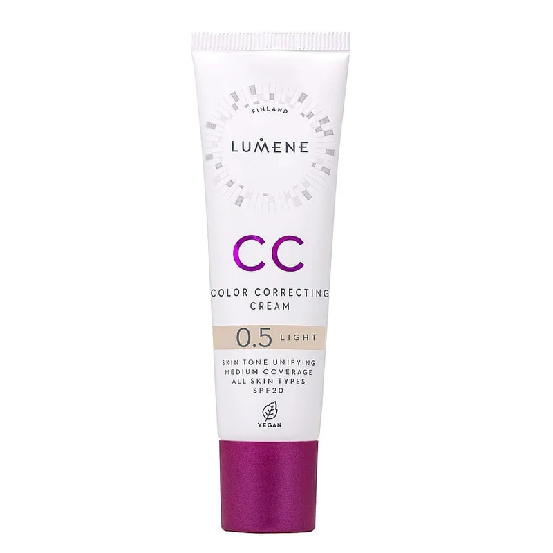Spar 25% • Køb 2, Lumene CC Cream SPF 20 Light, Makeup, Ansigt, Bb/cc Cream