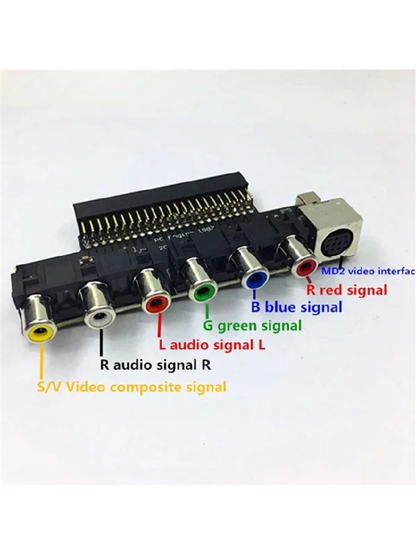 AliExpress - -ABAB RGBS carte amplificateur vidéo sortie de Signal RGBS sortie Audio pour NEC PCE PC moteur Grafx pour Grafx TV AC RGBS convertisseur
