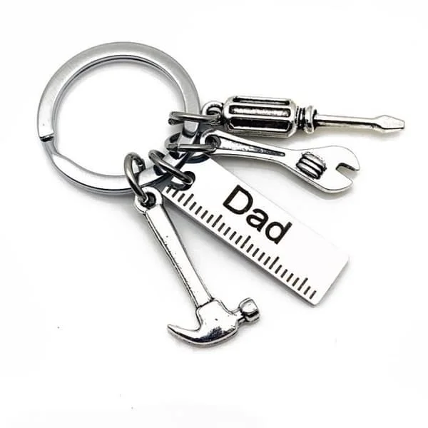 Pappa Nyckelring, Jul, Fars Födelsedag, Fars Dag Present till Pappa, Bilnyckelring för Män