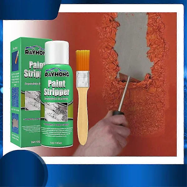 【DENGTU】100ML Billakkfjerner Metalloverflate Lakkfjerner Høy Effektivitet Bilnav Ripefri Rengjøring Lakkfjerner Stripping