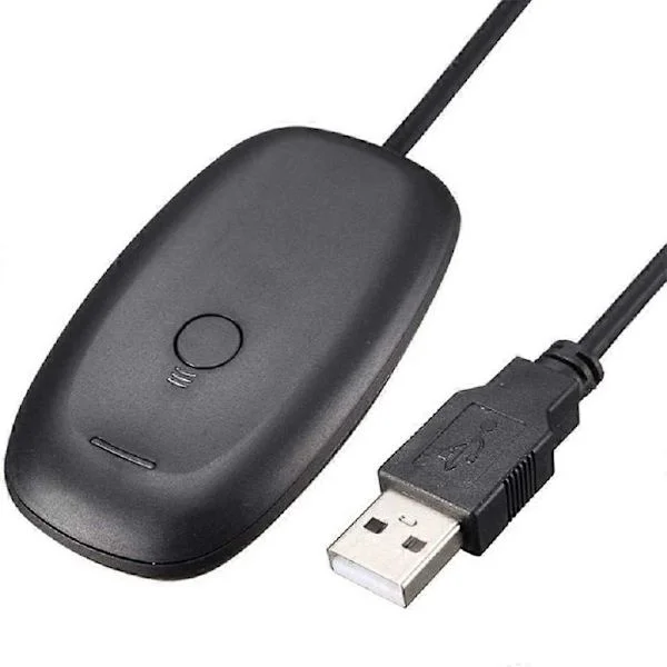 Kompatibel med XBOX360 kontroller mottaker trådløs kontroller til PC adapter Trådløs spillmottaker for Windows - svart -