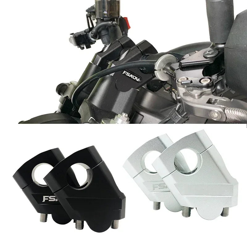 AliExpress - Nouveau 22mm 28mm moto guidon Riser Motocross rehaussement pince montage Pit Bike pour Benelli pour BMW pour Yamaha pour Honda