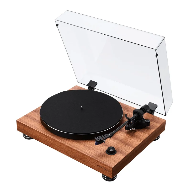Argon Audio TT-4 MK2 Pladespiller med indbygget RIAA-forstærker og Ortofon 2M Blue pickup i Træfarvet