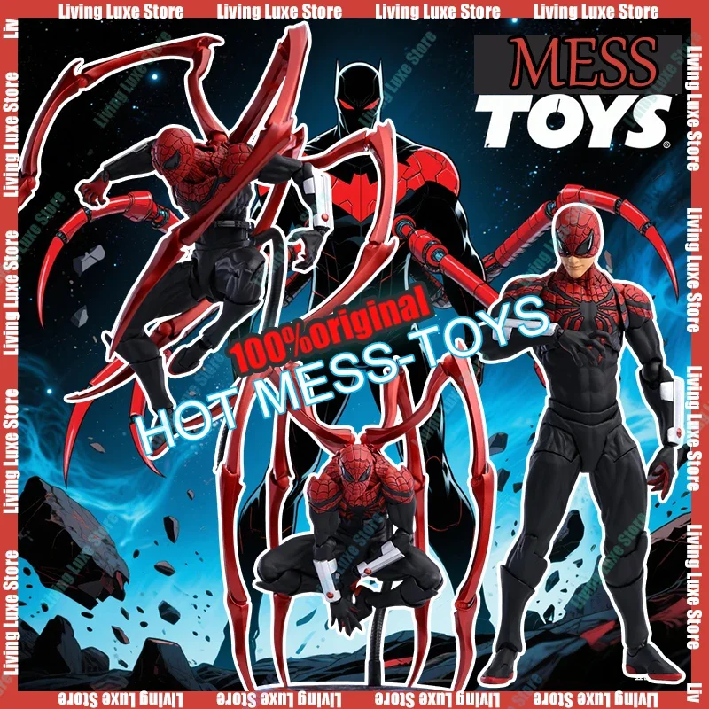 AliExpress - En Stock MessToys Figure Spiderman supérieure jouets de désordre Figurine d'action Spider Man supérieure CT jouets Figurine Statue modèle