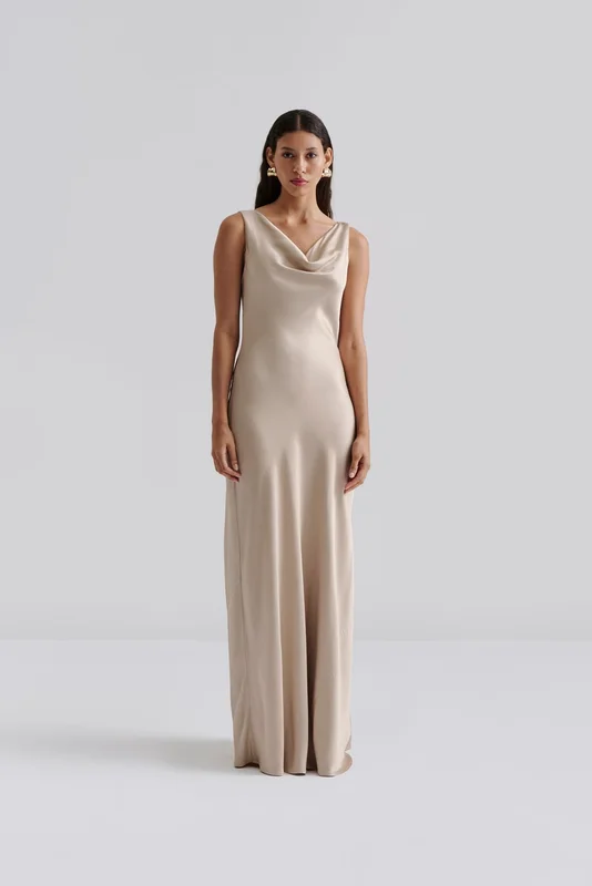 Malina - Leah maxi dress - XXS - Champagne