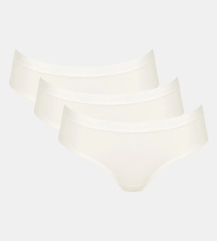 Sloggi Go Casual Hipster 3-Pak Silk White XL, Tøj & Bolig, Dametrusser, Hipster Trusser