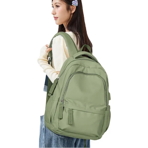 [RM]New Laptop Backpack, Waterproof Laptop Backpack with 17 Inch School Bag with USB Charging