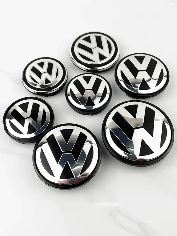 AliExpress - 4 Stück 55mm 56mm 65mm 70mm Auto-Styling Radnabenkappen für VW GTI Polo Golf 4 5 6 7 8 Touran CC Passat B5 B6 B7 Zubehör