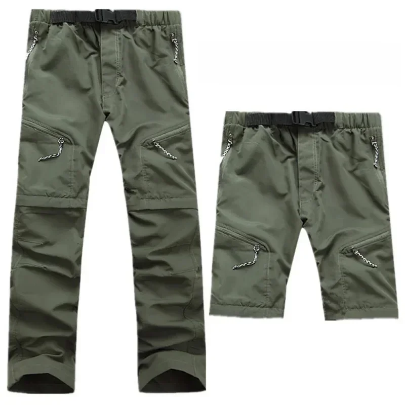 AliExpress - Schnell trocknende Outdoor-Hose für Herren, abnehmbare Wander- und Campinghose, atmungsaktive Sommer-Jagd- und Kletterhose, S-XXXL, 4 