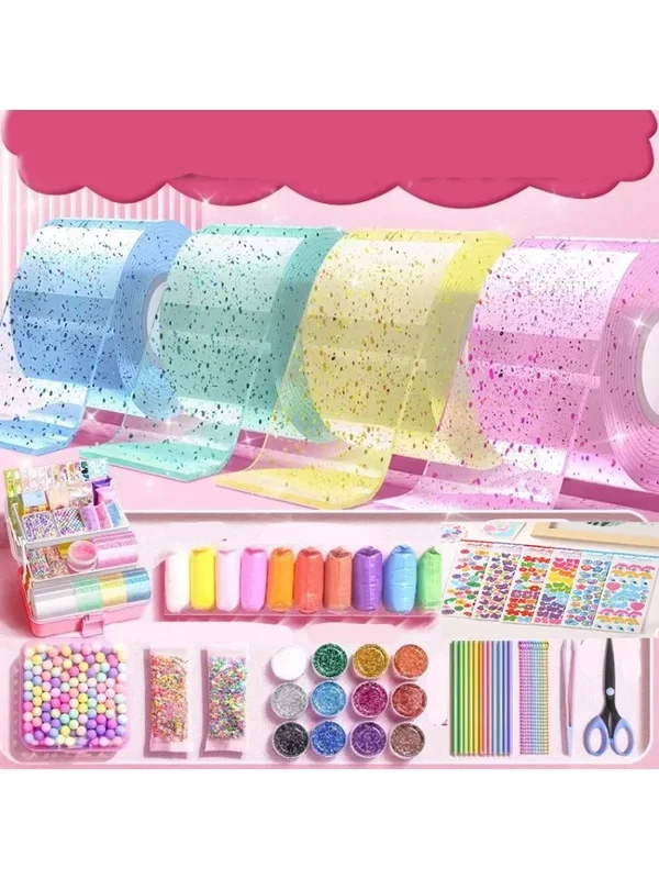 AliExpress - Nano Kleber DIY Blow Bubble Nano Tape Nano Kleber Doppelseitiges Klebeband Nano Tape Sticky Ball Tape DIY Handwerk Band Spielzeug Kinder